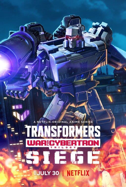 Transformers: War For Cybertron, trailer e poster Megatron nel poster di Transformers: War For Cybertron Trilogy - L'assedio
