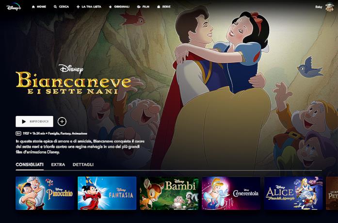 Classici Walt Disney su Disney+ Classici Walt Disney su Disney+