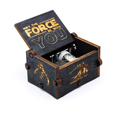 Carillon legno nero Star Wars