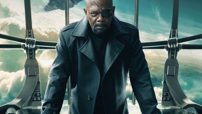 Nick Fury all'interno dell'Helicarrier