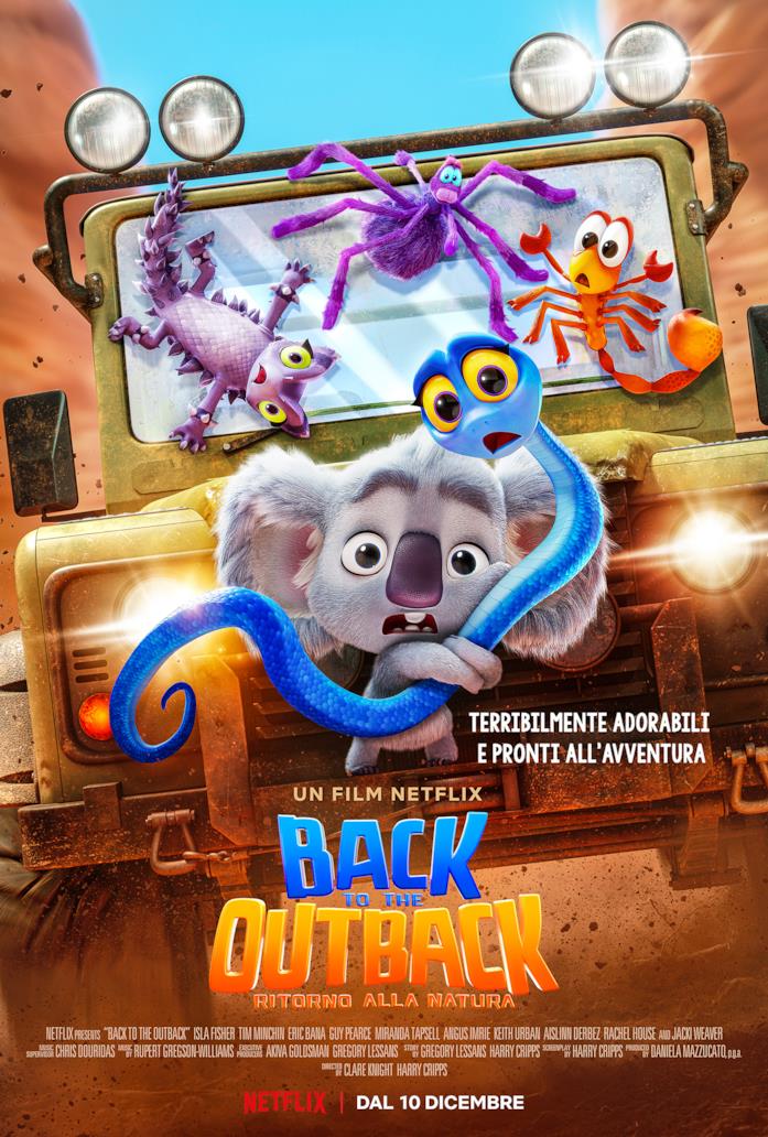 Back to the Outback - Ritorno alla natura, poster, recensione, trailer e doppiatori Gli animali dello zoo protagonisti in Back to the Outback - Ritorno alla natura