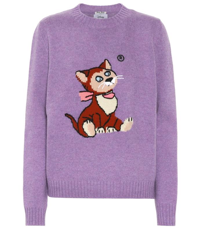 Maglione Dinah della capsule Disney x Miu Miu Maglione Dinah della capsule Disney x Miu Miu