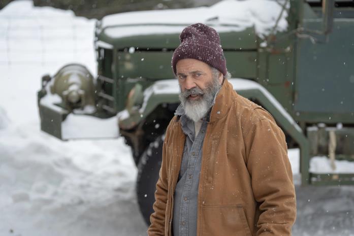 Fatman, il nuovo film con Mel Gibson Mel Gibson sotto la neve