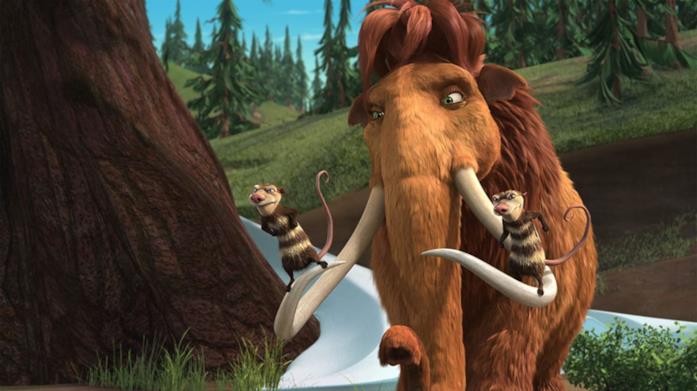 L'era glaciale 2 - Il disgelo Ellie con i fratelli Eddie e Crash
