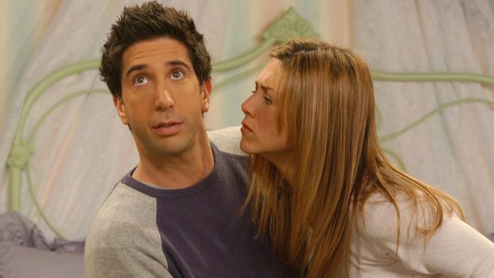 Friends, David Schwimmer e Jennifer Aniston erano innamorati David Schwimmer e Jennifer Aniston in Friends