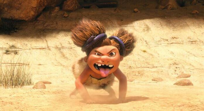 Sandy Croods, la figlia più piccola di Ugga e Grug Sandy Croods