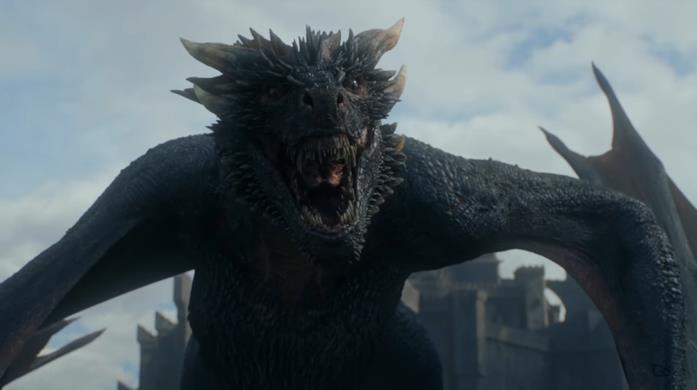 Game of Thrones: perché Drogon distrugge il trono di spade? Drogon in Game of Thrones 8x06