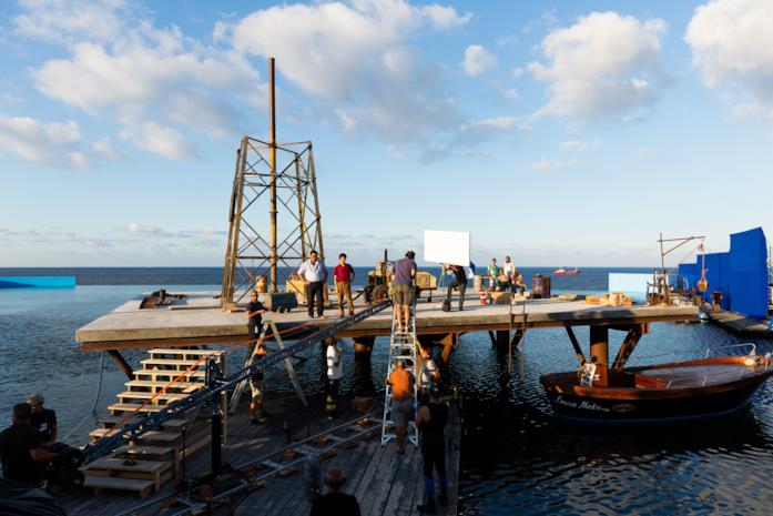 La costruzione della piattaforma La costruzione della piattaforma a Malta