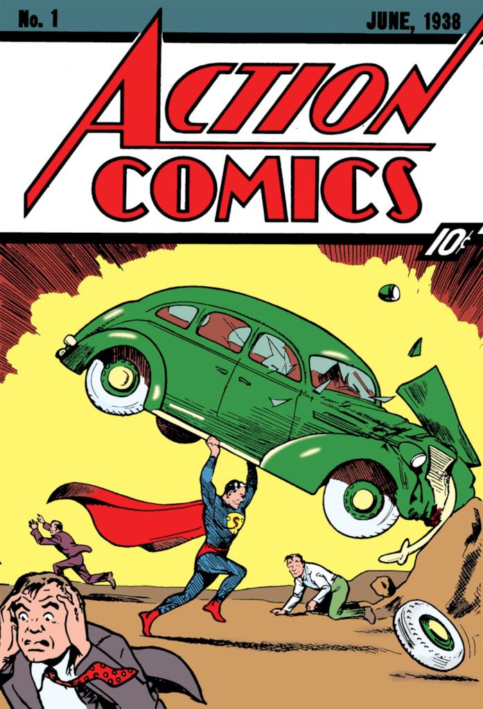 La storia di Superman in un documentario Superman nel primo numero di Action Comics