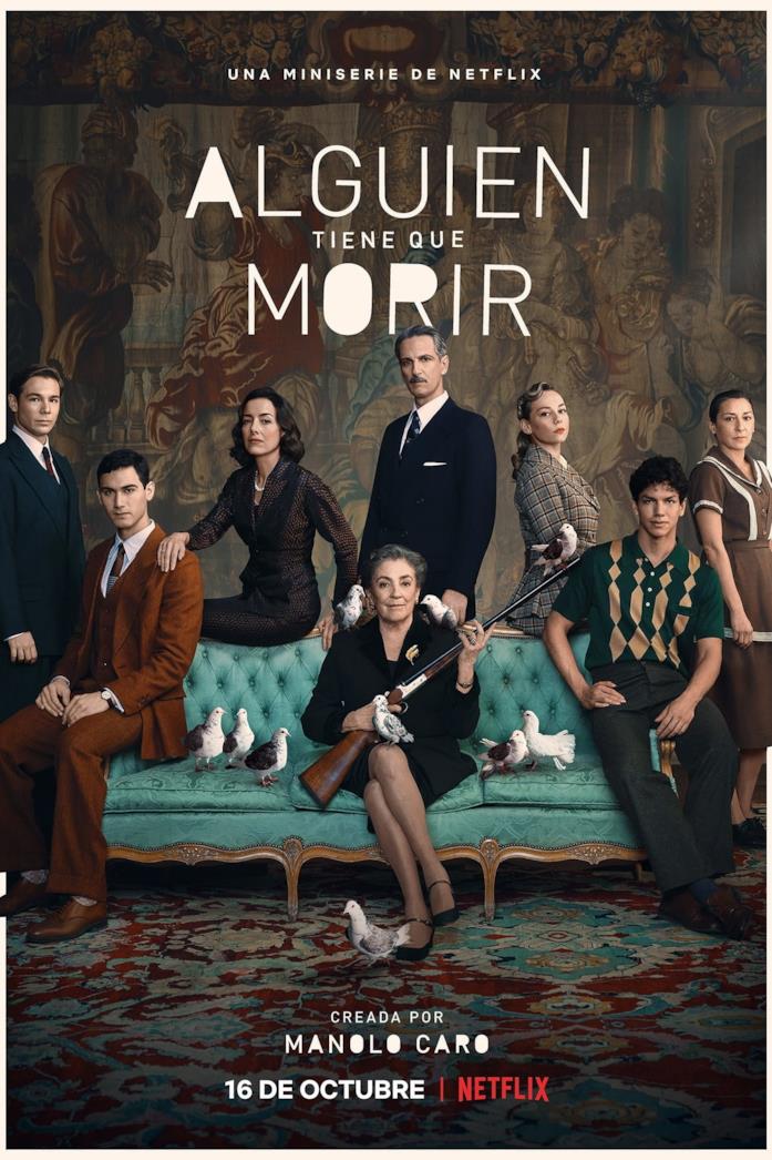 Il poster di Qualcuno deve morire Il cast di Qualcuno deve morire nella locandina
