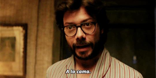 La Casa di Carta - Professore Sergio Marquina in una scena de La Casa di Carta