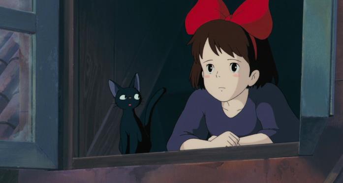 Kiki e Jiji Kiki e Jiji dalla finestra di casa di Osono