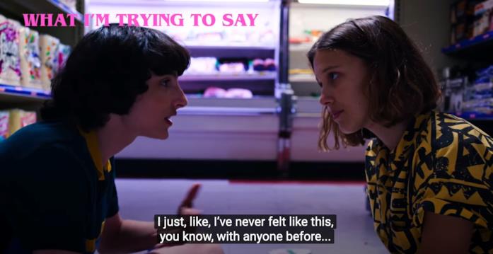 Stranger Things - Mike ed Eleven Mike e Eleven al supermercato in Stranger Things