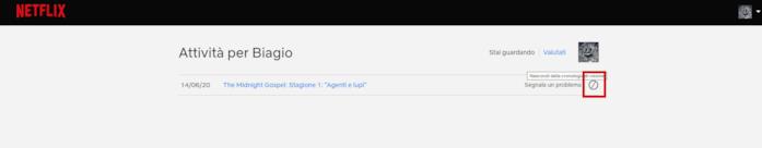 Netflix: rimuovere contenuto Netflix: rimuovere contenuto dalla lista "Continua a seguire"