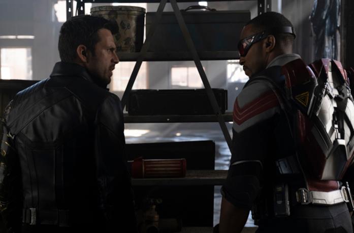 Un'immagine di Sam e Bucky