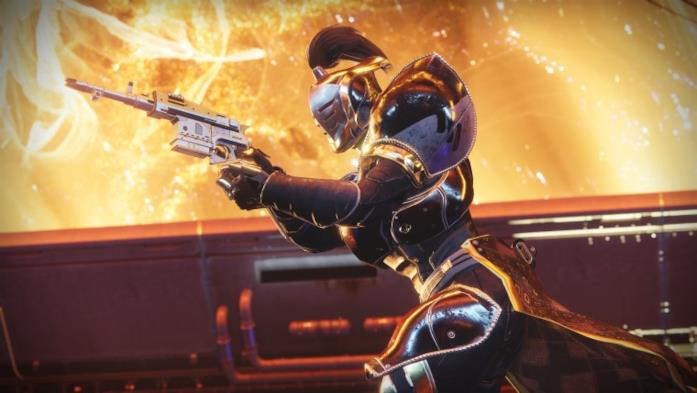 Un Titano in azione in Destiny 2