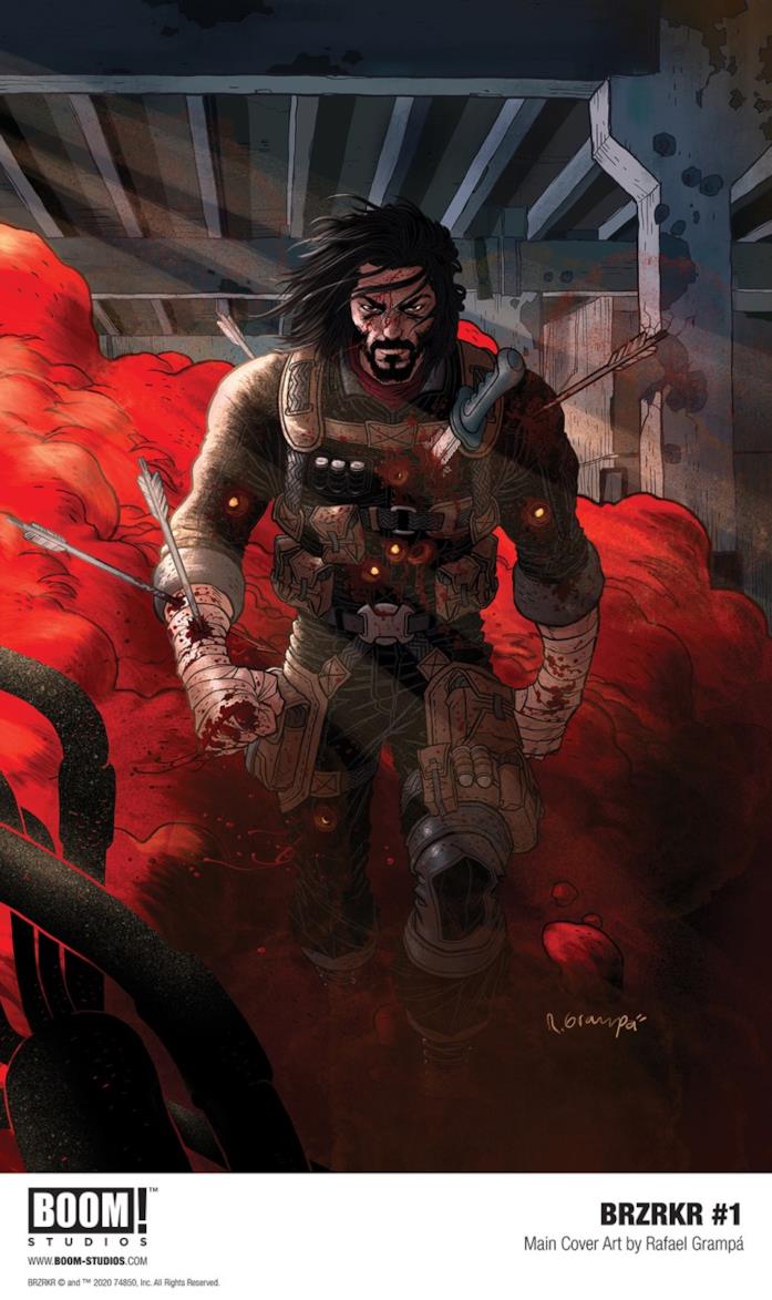 Copertina fumetto di Keanu Reeves BRZRKR: copertina fumetto di Keanu Reeves