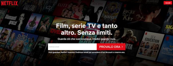 Connettersi a Netflix via web Come connettersi Netflix via web