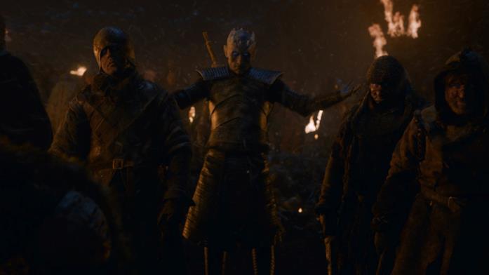 Il night King in Got 8 Il Night King rianima i morti in Got 8