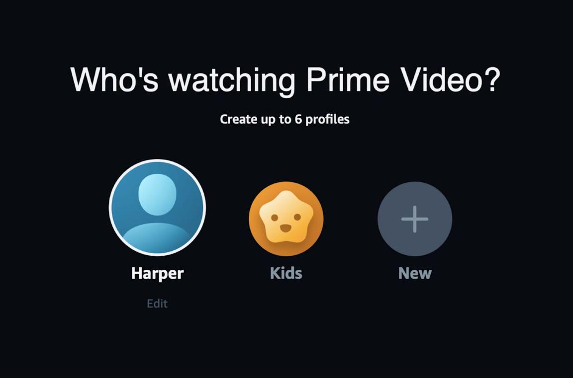 La pagina principale di Amazon Prime Video