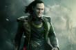 Un'immagine di Tom Hiddleston nei panni di Loki