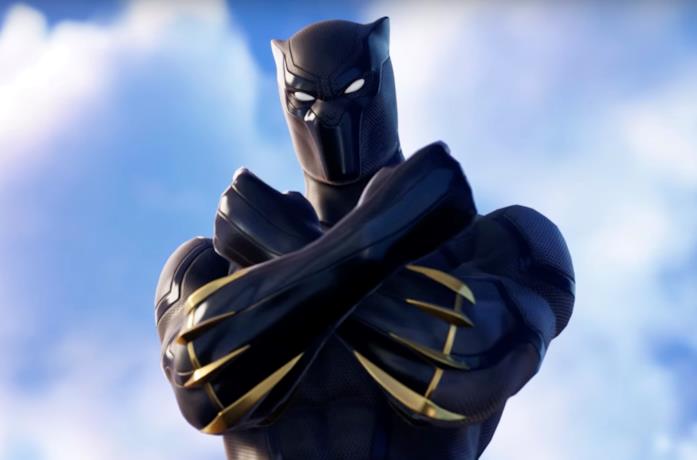 Il costume di Black Panther in Fortnite