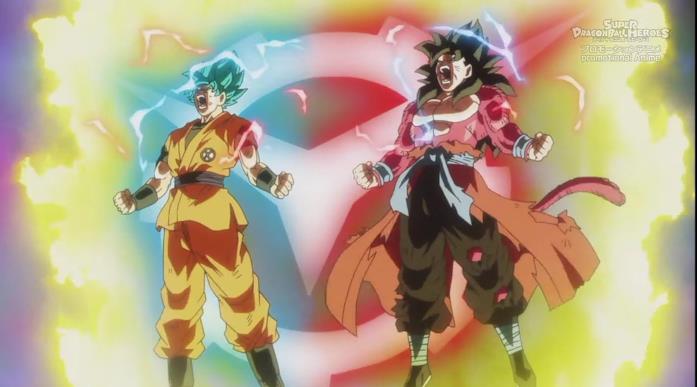 Dragon Ball goku fusion con Goku Dragon Ball Heroes Gok