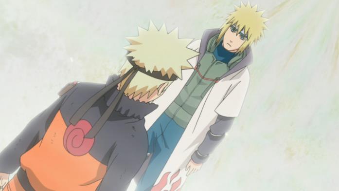 Naruto e Minato Naruto Quarto Hokage