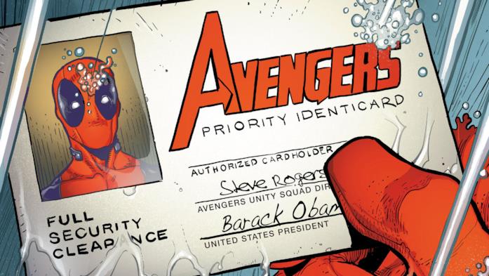 Deadpool tra gli Avengers nei fumetti Marvel