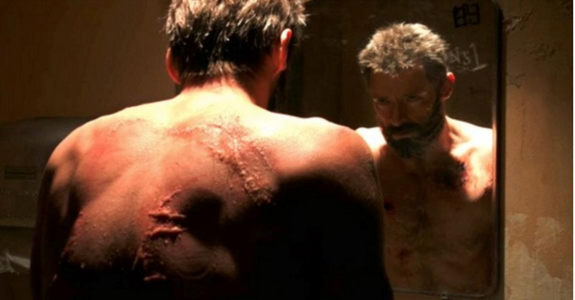 In foto Hugh Jackman nei panni di Wolverine per il film Wolverine 3