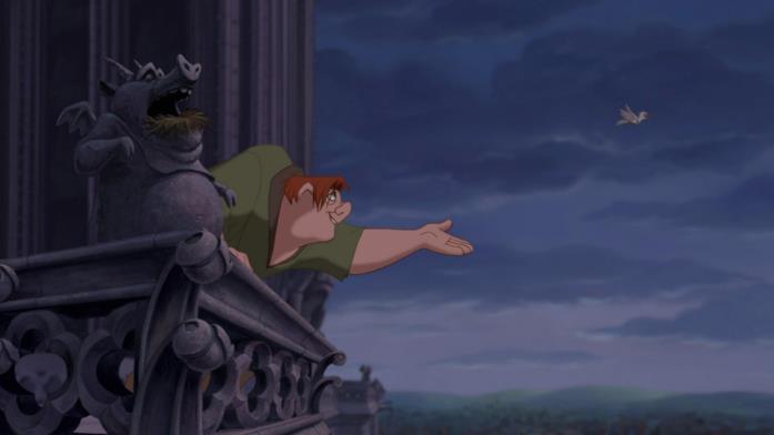 Le commoventi musiche de Il gobbo di Notre Dame sono state realizzate da Alan Menken Un'immagine che ritrae Quasimodo, protagonista de Il gobbo di Notre Dame