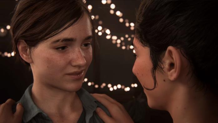 The Last of Us: Part II, un nuovo indizio sull'uscita nel 2019: arriverà a marzo? Un primo piano di Ellie con Dina in tre quarti