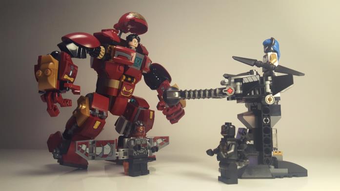Il set LEGO "Duello con l'Hulkbuster" Il set LEGO "Duello con l'Hulkbuster" dedicato ad Avengers: Infinity War