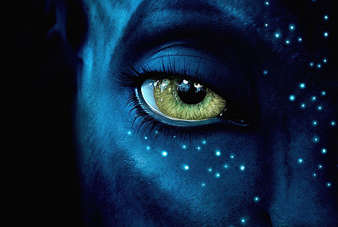 Il viso di Neytiri da Avatar