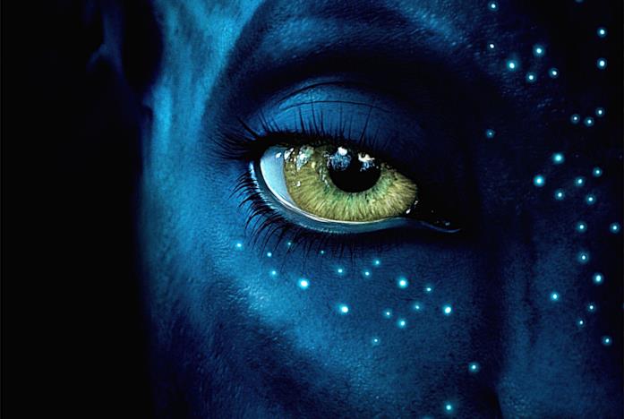 Il viso di Neytiri da Avatar