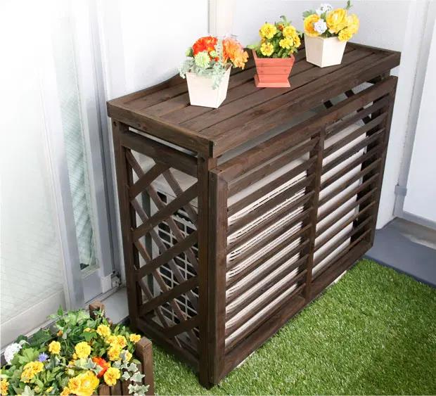 Copertura motore climatizzatore in legno 