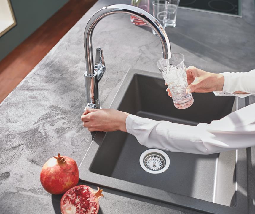 Rubinetto Grohe con filtro acqua potabile