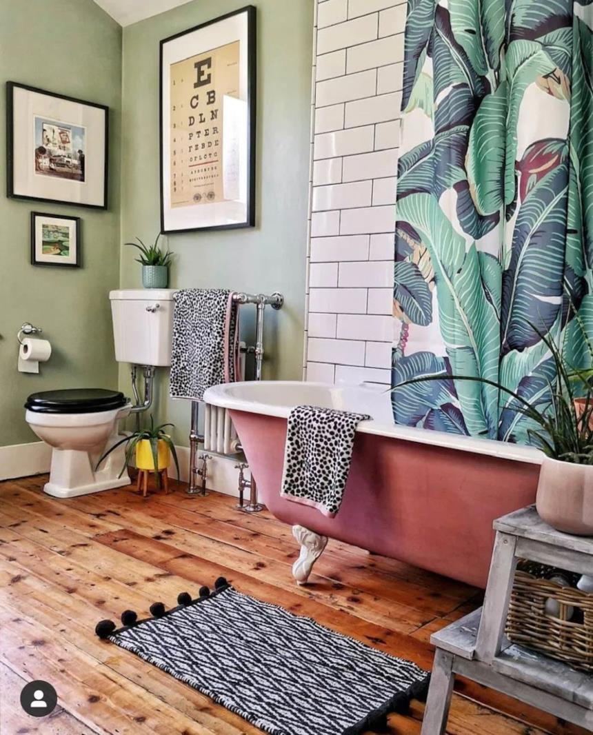 Bagno mood tropicale 