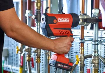 Nuove pressatrici Ridgid RP350 & 351 con motore brushless