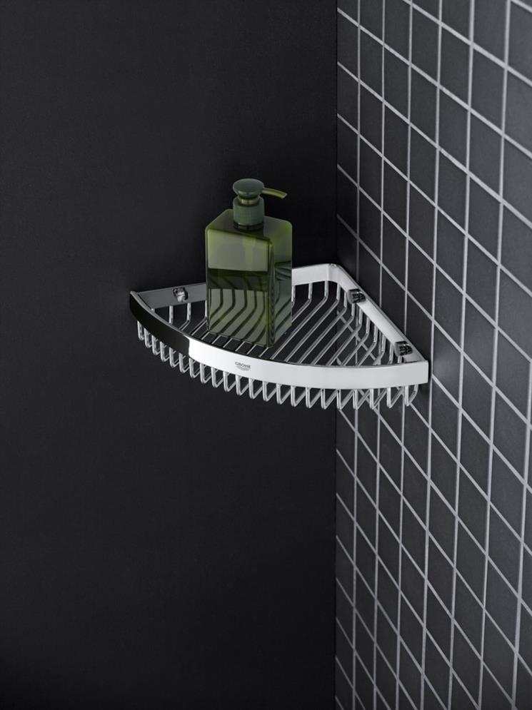 Porta oggetti angolare per doccia Grohe