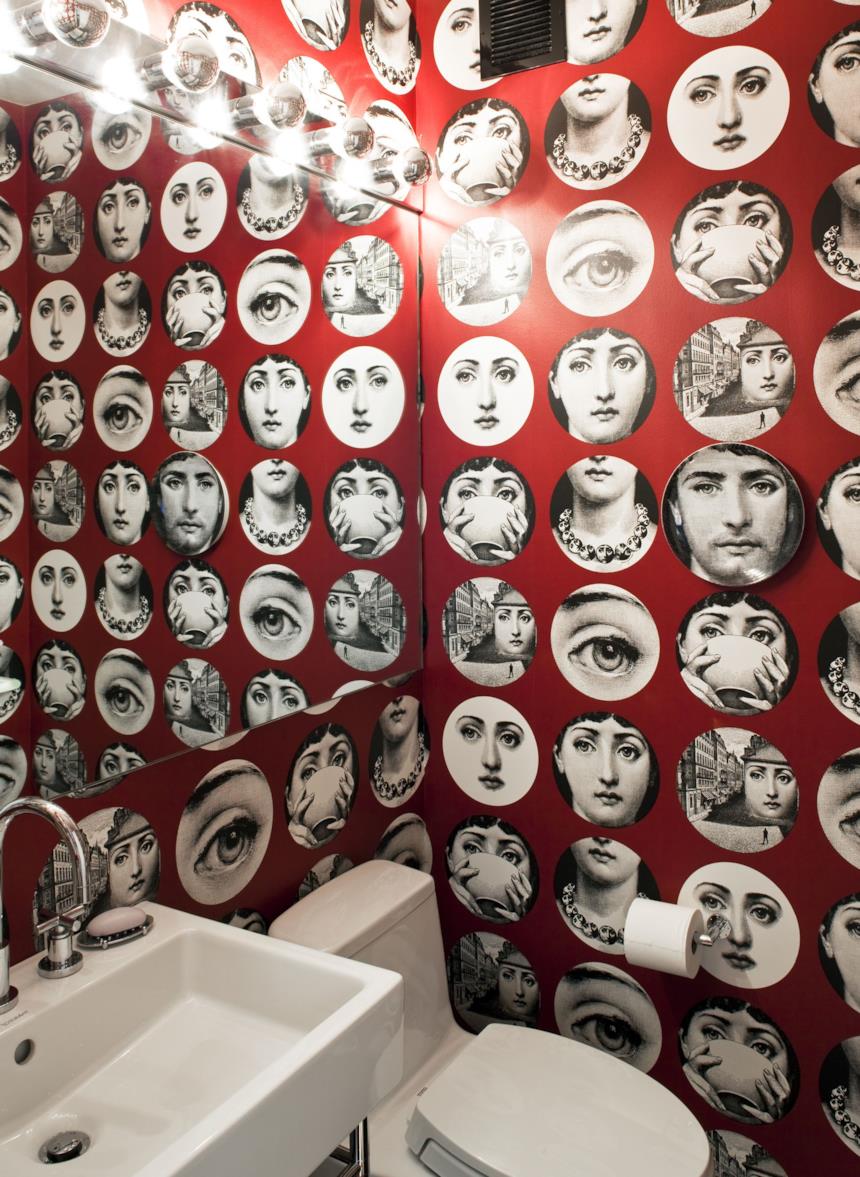 Bagno in stile pop art