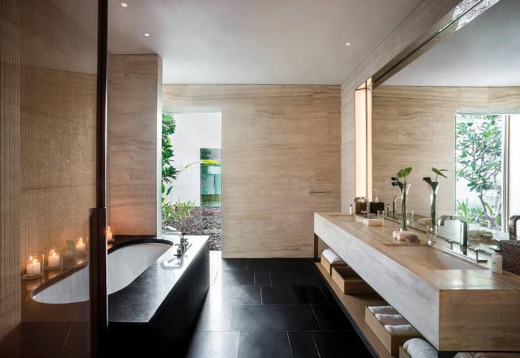 Bagno arredato con rubinetteria Axor Citterio