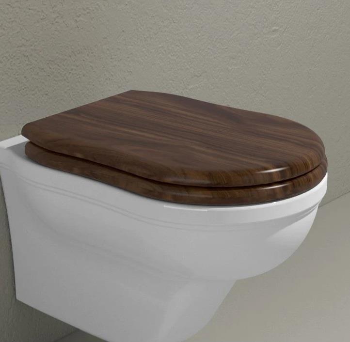 Copriwater finitura noce