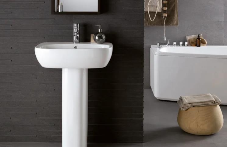 Lavabo a colonna Fantasia di Geberit