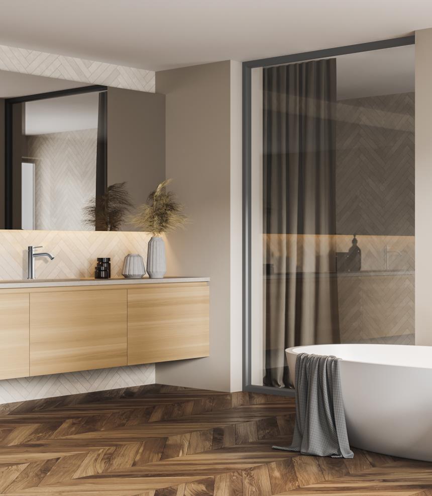 Rubinetteria Bossini in acciaio 