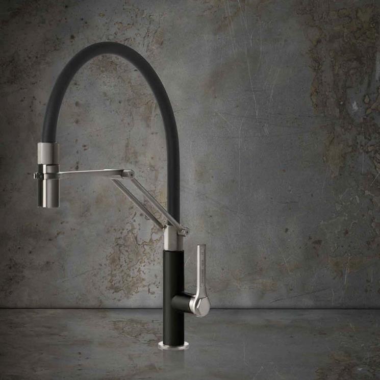 Rubinetto con doccetta estraibile Officine di Gessi