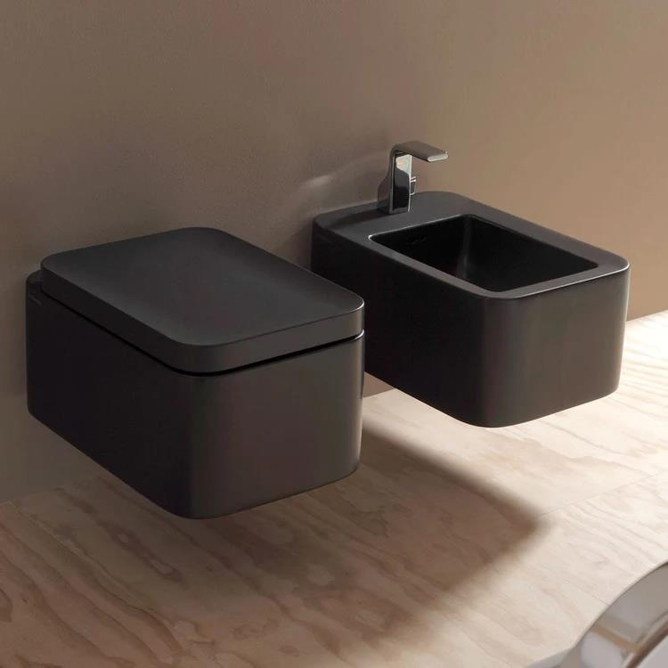 Set sanitari sospesi neri