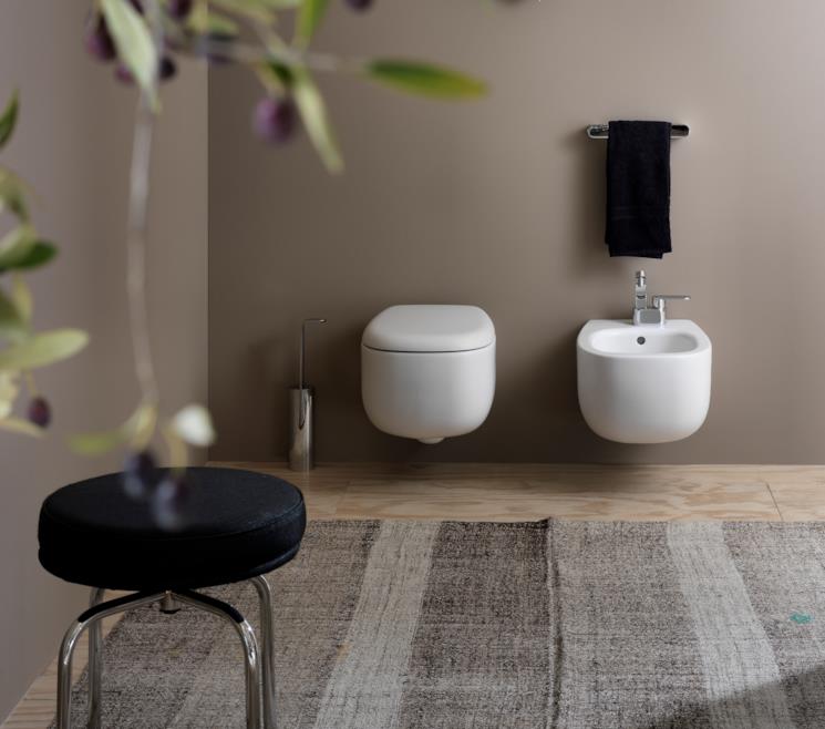 Coppia di sanitari sospesi Bonola