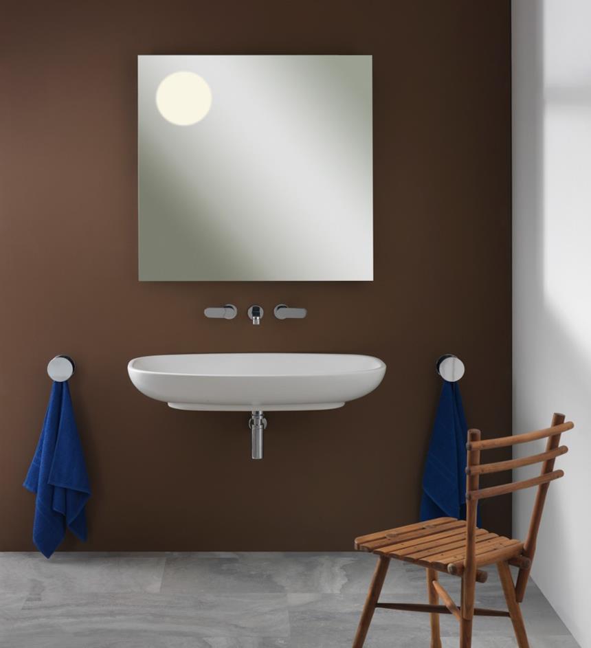 Lavabo sospeso bianco Nuda di Flaminia