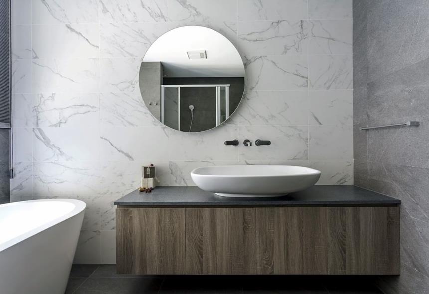 Lavabo d'appoggio bianco Flaminia collezione Nuda